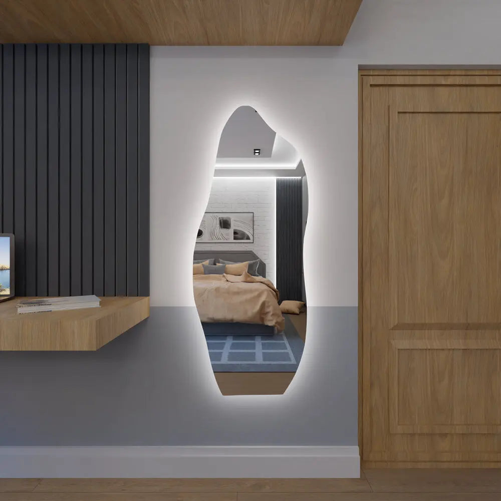 Espelho Orgânico Com Led 170cm x 70cm AgoraFacilita