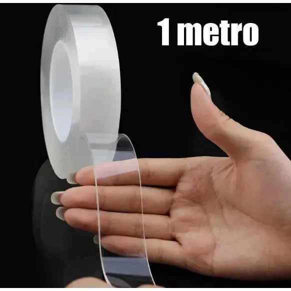 Fita Adesiva Dupla Face Transparente Nano Pu Gel AgoraFacilita