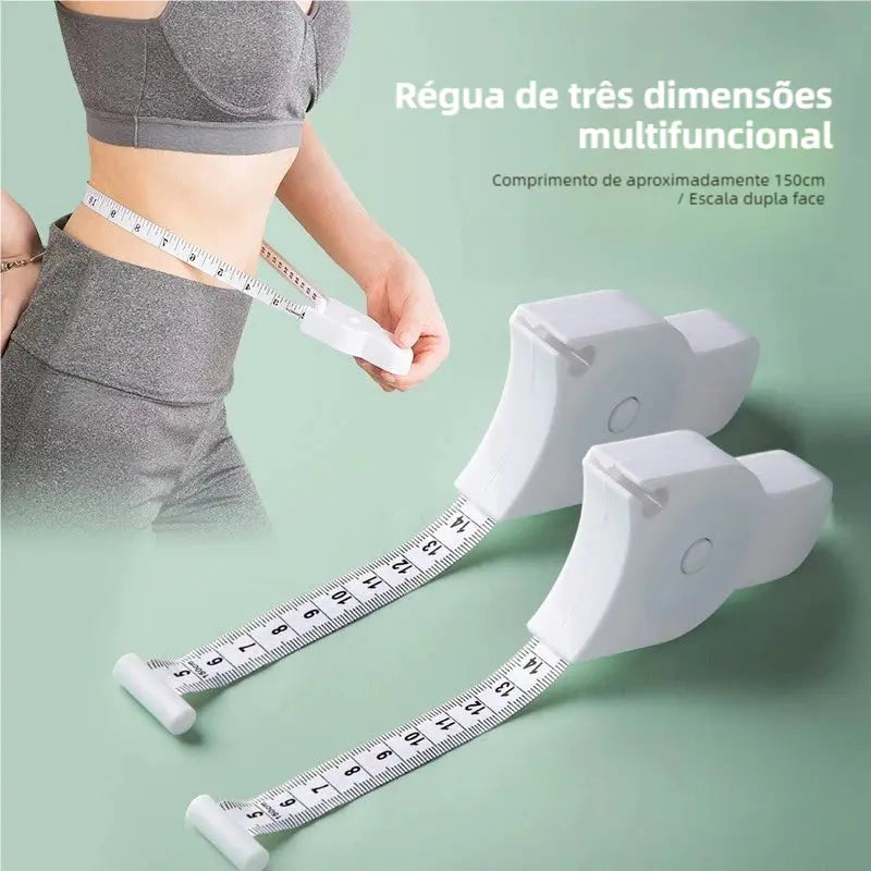 Fita De Medição Corporal/Fita Métrica Antropométrica Corporal Com Cálculo De Imc Da AgoraFacilita