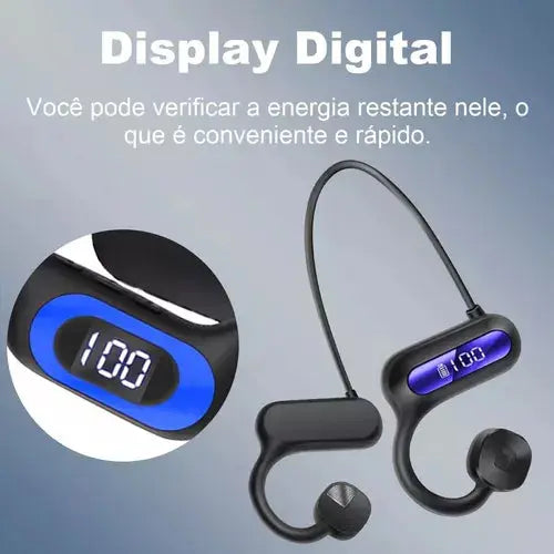Fone de Ouvido por Condução Óssea Bluetooth 5.1 U9 AgoraFacilita