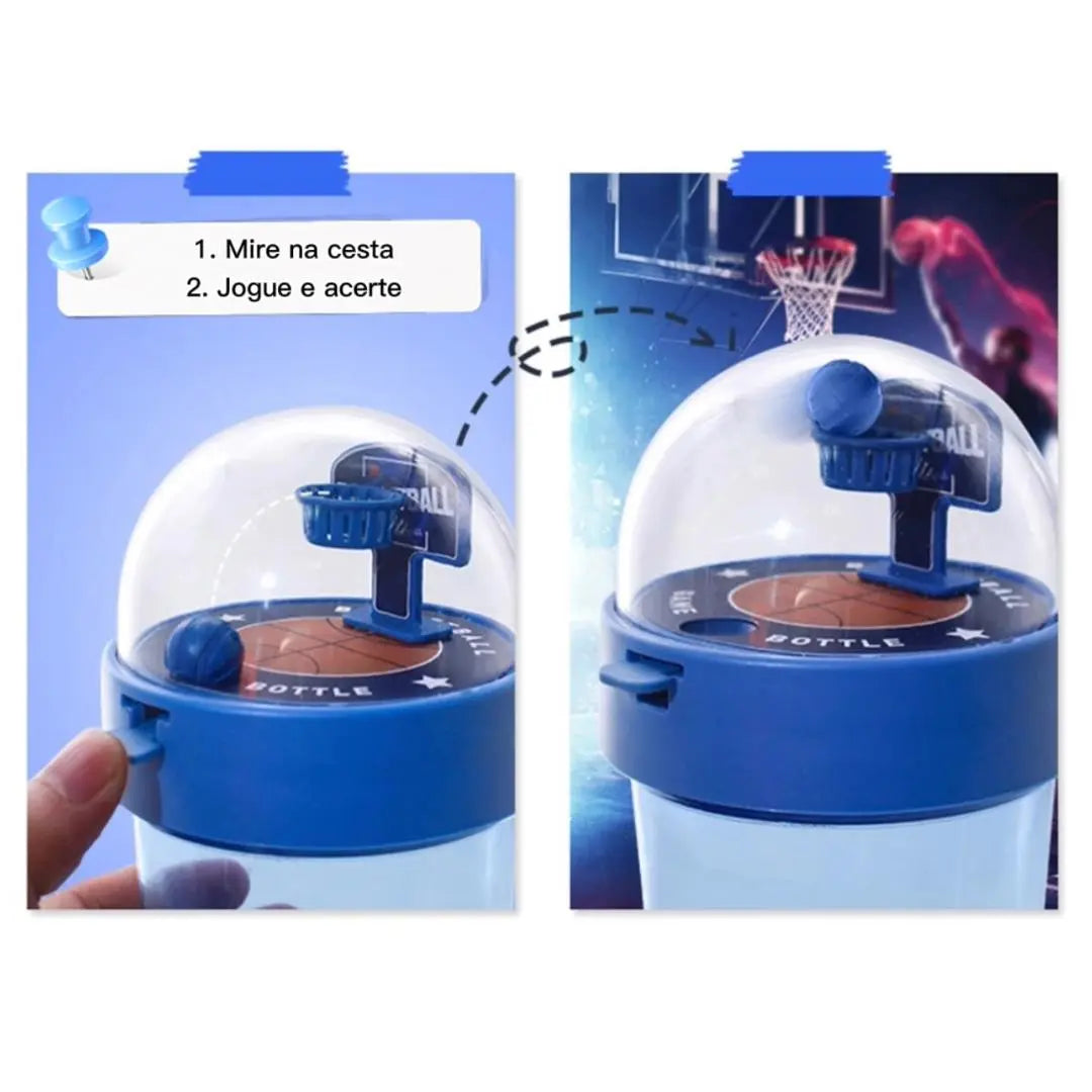 GameBottle - Garrafinha com Cesta de Basquete AgoraFacilita