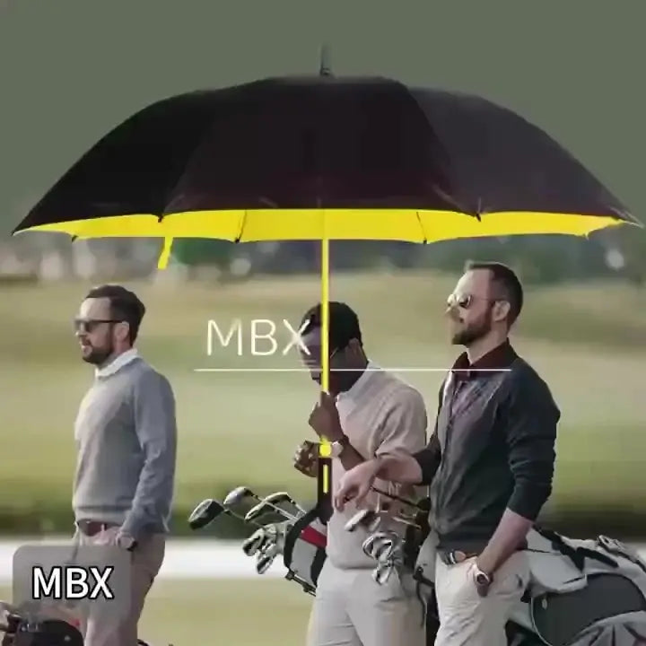 Guarda-Chuva Grande Automático à Prova de Tempestade – Fibra de Vidro e Blackout para 99% de Proteção UV AgoraFacilita