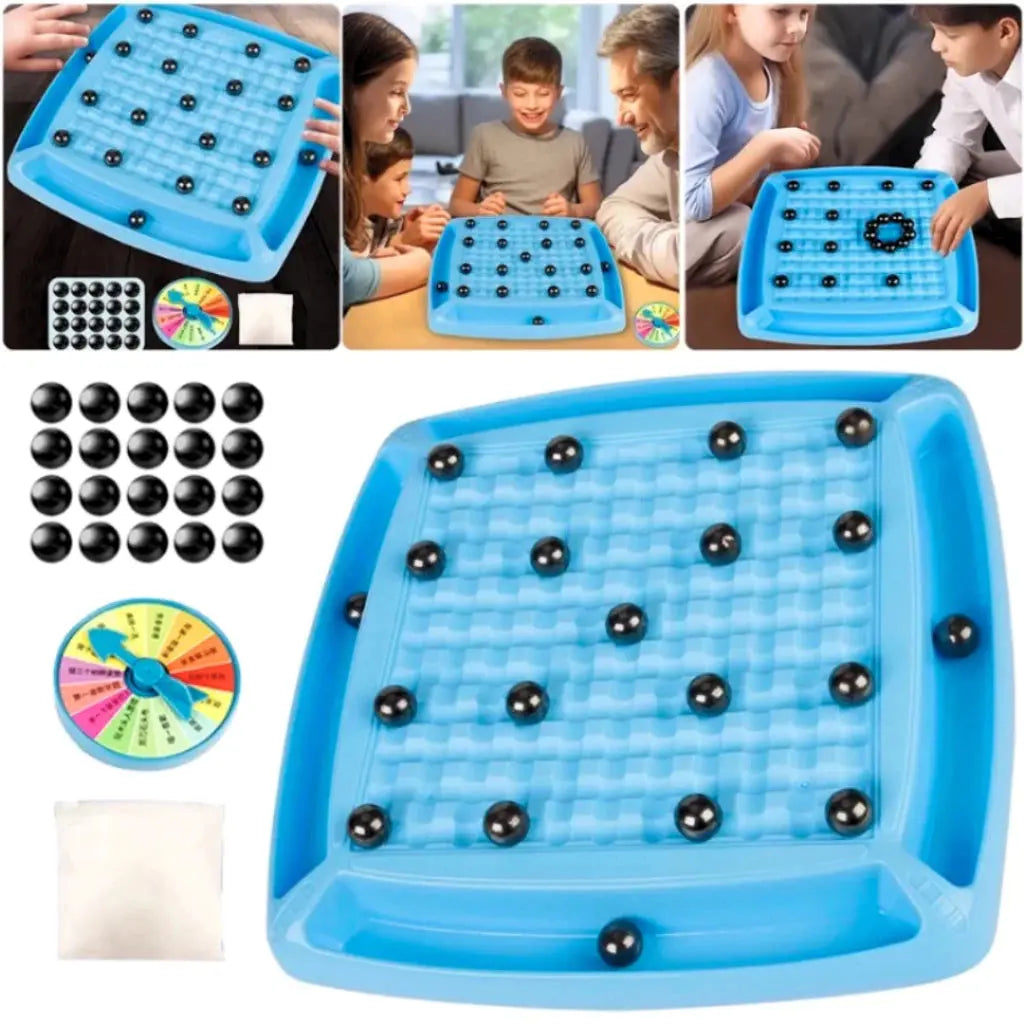 Jogo De Tabuleiro Xadrez Magnético Brinquedo Estratégia Imã Portátil AgoraFacilita