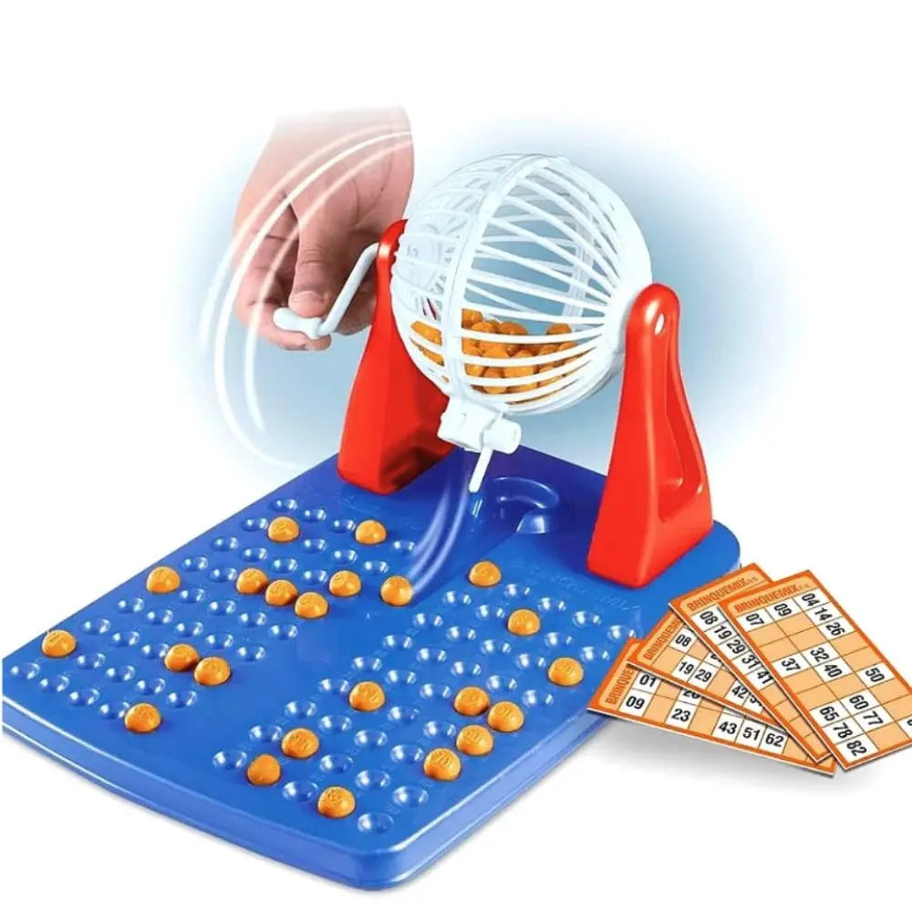 Jogo de Bingo Infantil com Globo Giratório – 48 Cartelas e 90 Bolinhas Produtgy