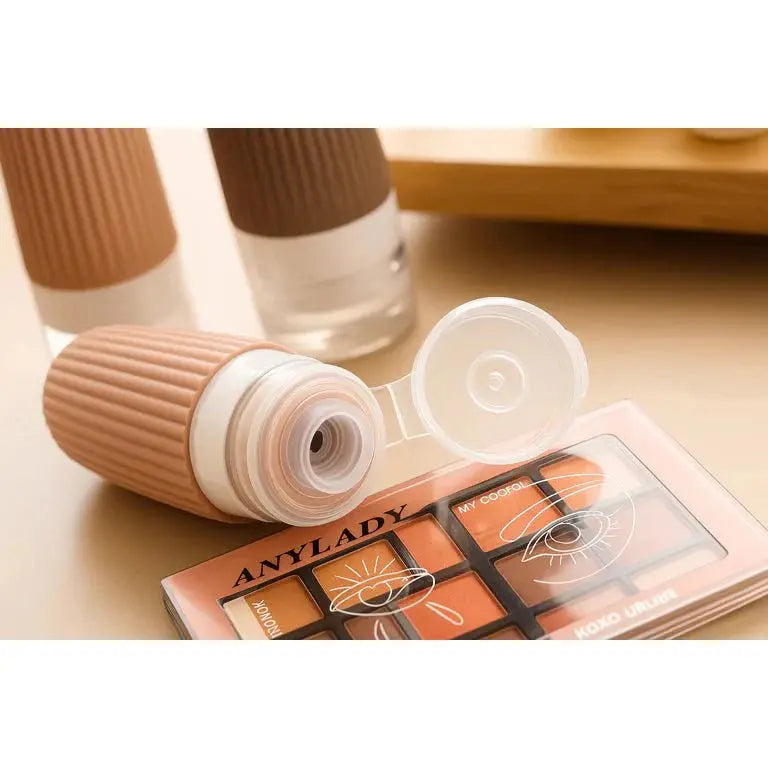 Kit 4 Frascos de Silicone para Viagem – 90ml Antivazamento TOP Viagem