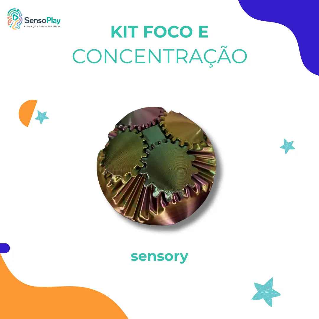 Kit Foco e Concentração - SensoPlay AgoraFacilita