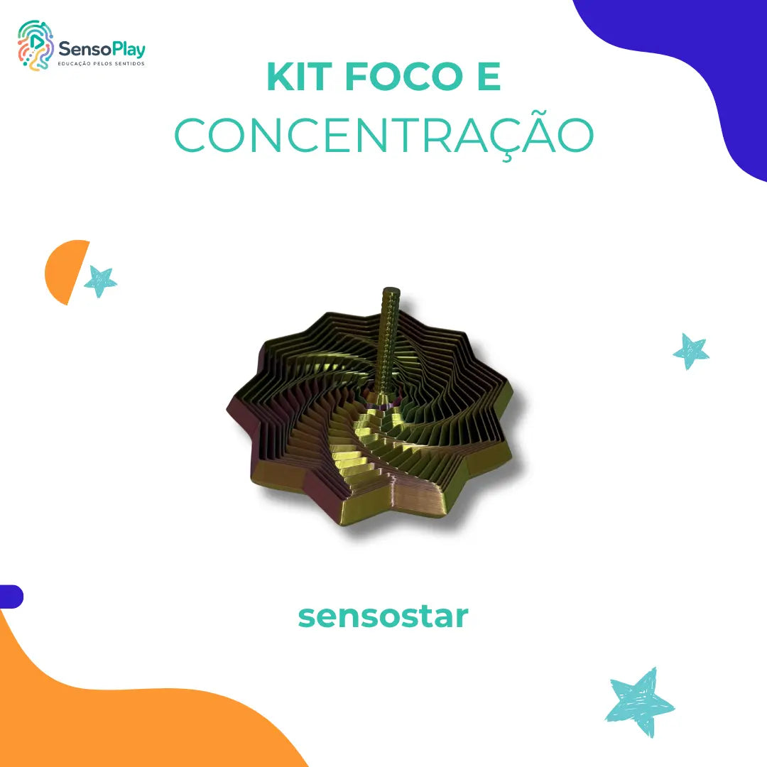 Kit Foco e Concentração - SensoPlay AgoraFacilita