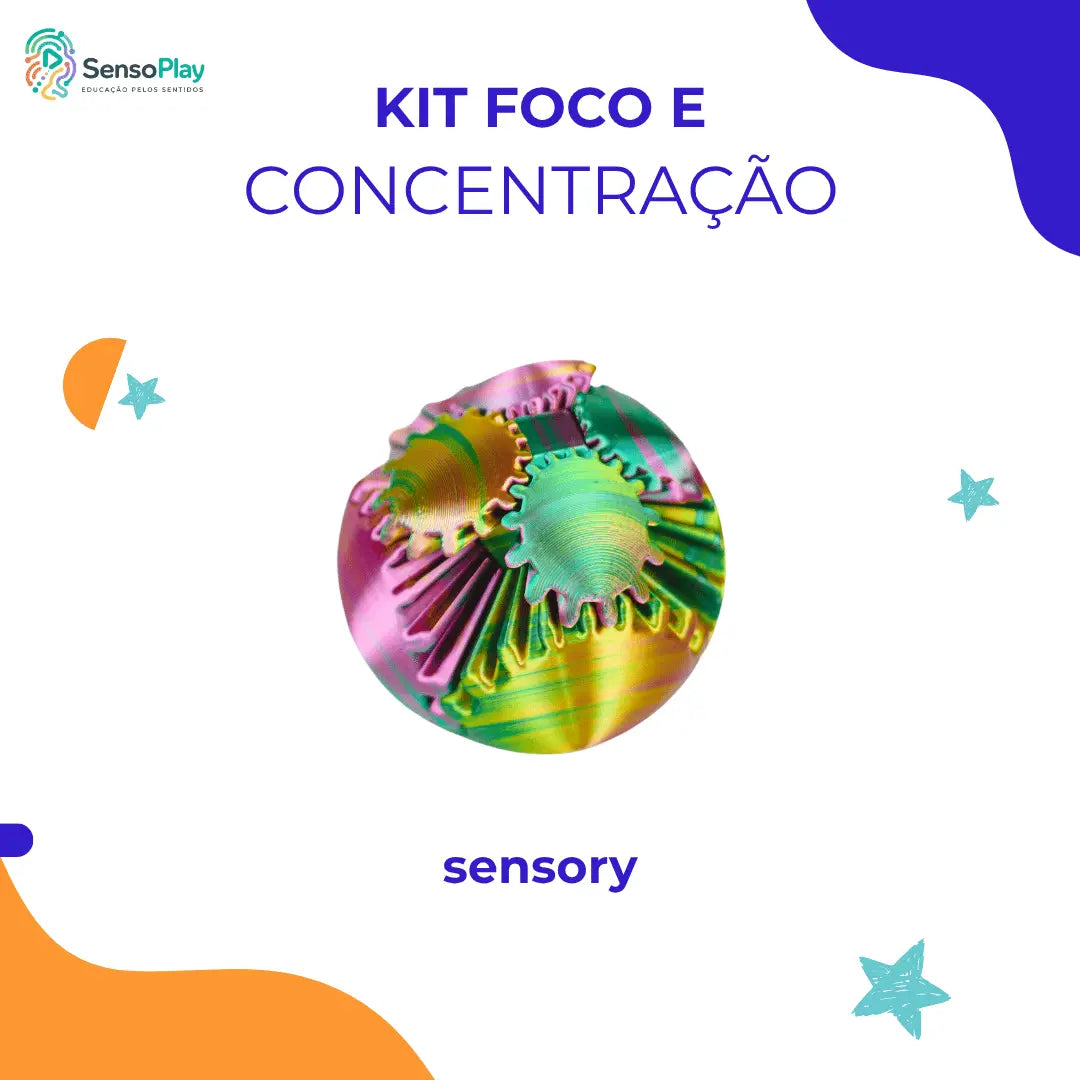 Kit Foco e Concentração - SensoPlay AgoraFacilita