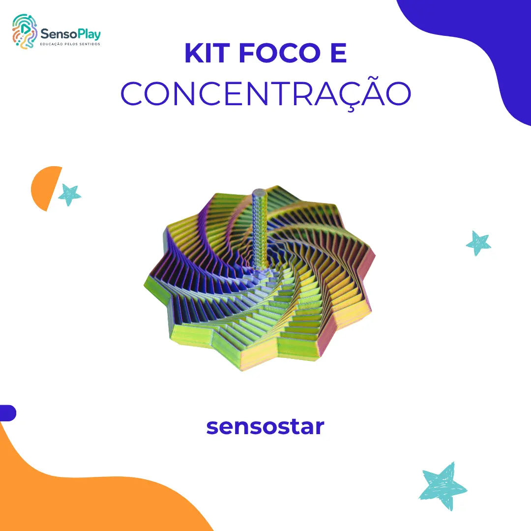 Kit Foco e Concentração - SensoPlay AgoraFacilita