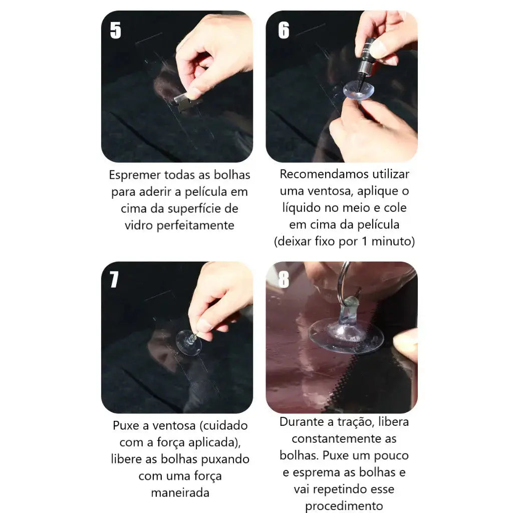 Kit Resina Reparador De Vidros Parabrisas Telas Trincados AgoraFacilita