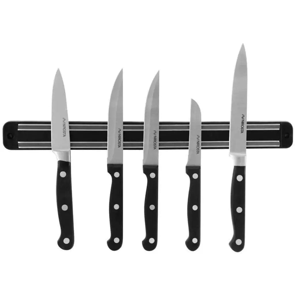 Kit com 2 Barras Magnéticas para Parede - Suporte para Facas e Utensílios de Cozinha, Organizador Imã AgoraFacilita