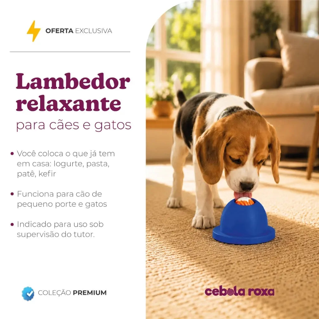 Lambedor Pet Bolinha Rotativa Tapete De Lamber Cães Gatos AgoraFacilita
