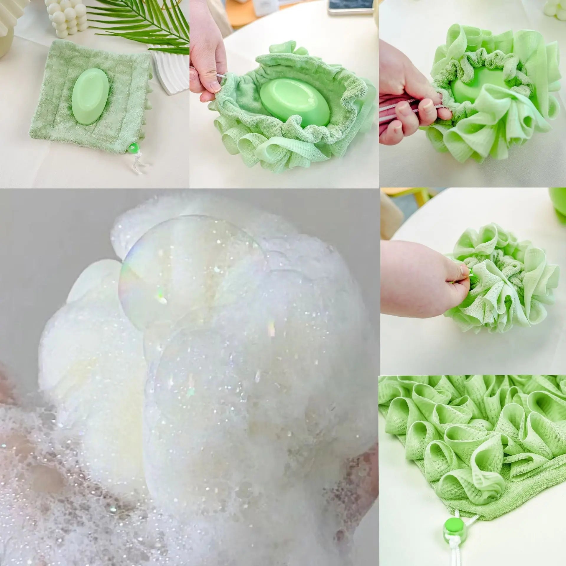 Lathera™ 2-in-1 Pouch Loofah Lathera