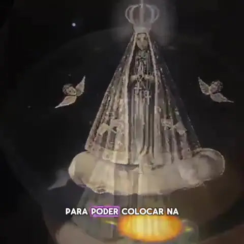 Luminária Bola de Cristal 3D Bíblia Decorezzo