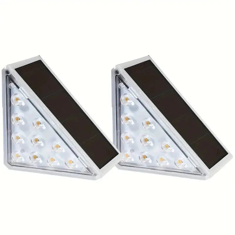 Luminaria de Escada e Degrau Solar - Luzes de Paisagem Ideais para Jardim Escadas Patio Corredor AgoraFacilita