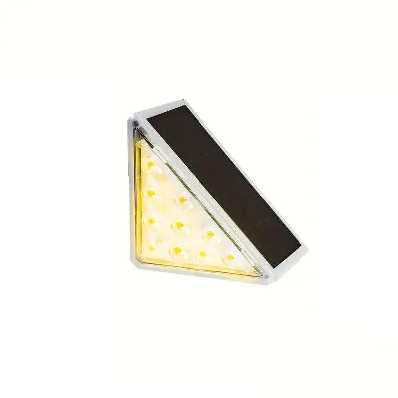 Luminaria de Escada e Degrau Solar - Luzes de Paisagem Ideais para Jardim Escadas Patio Corredor AgoraFacilita