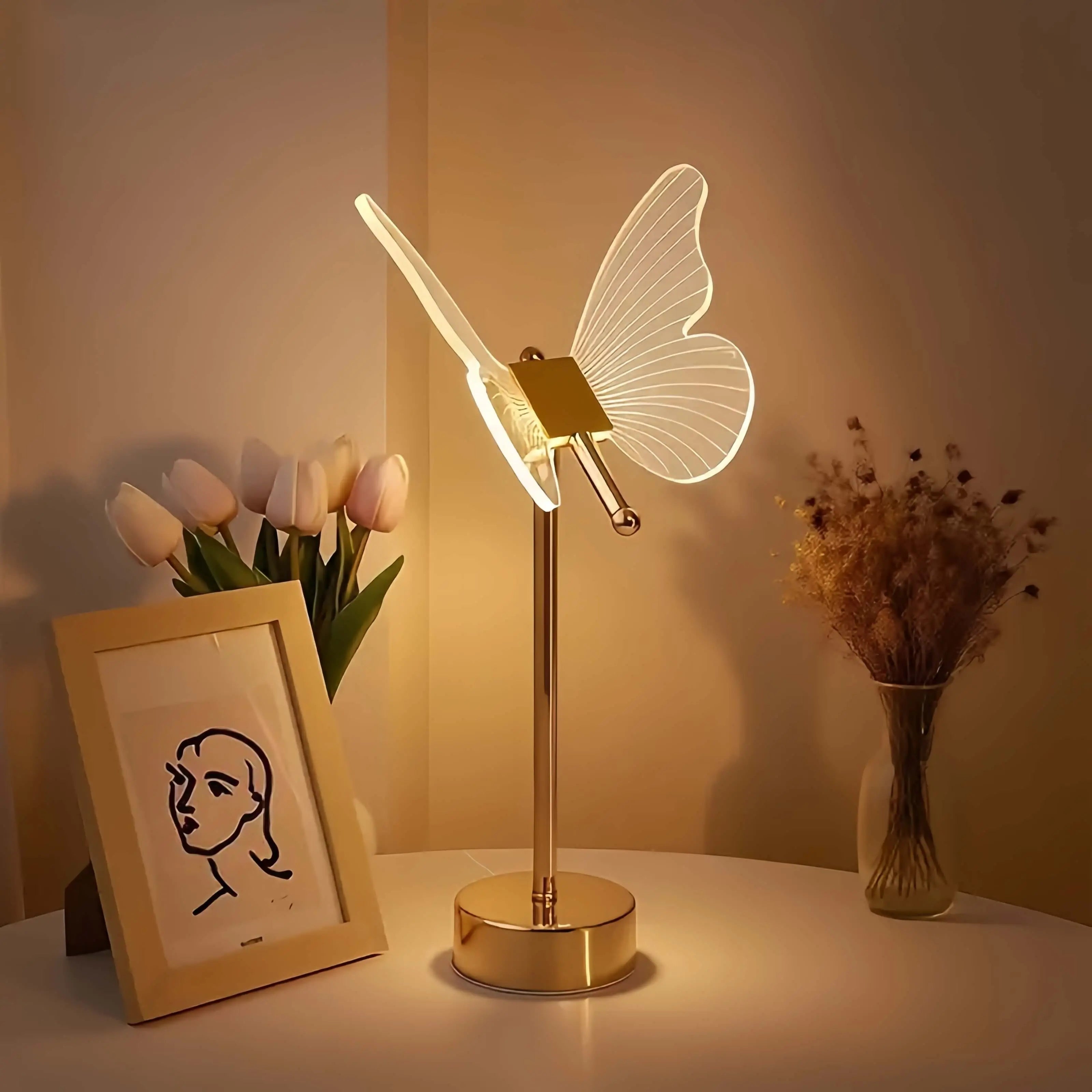 Luminária de Mesa Borboleta Encanto AgoraFacilita