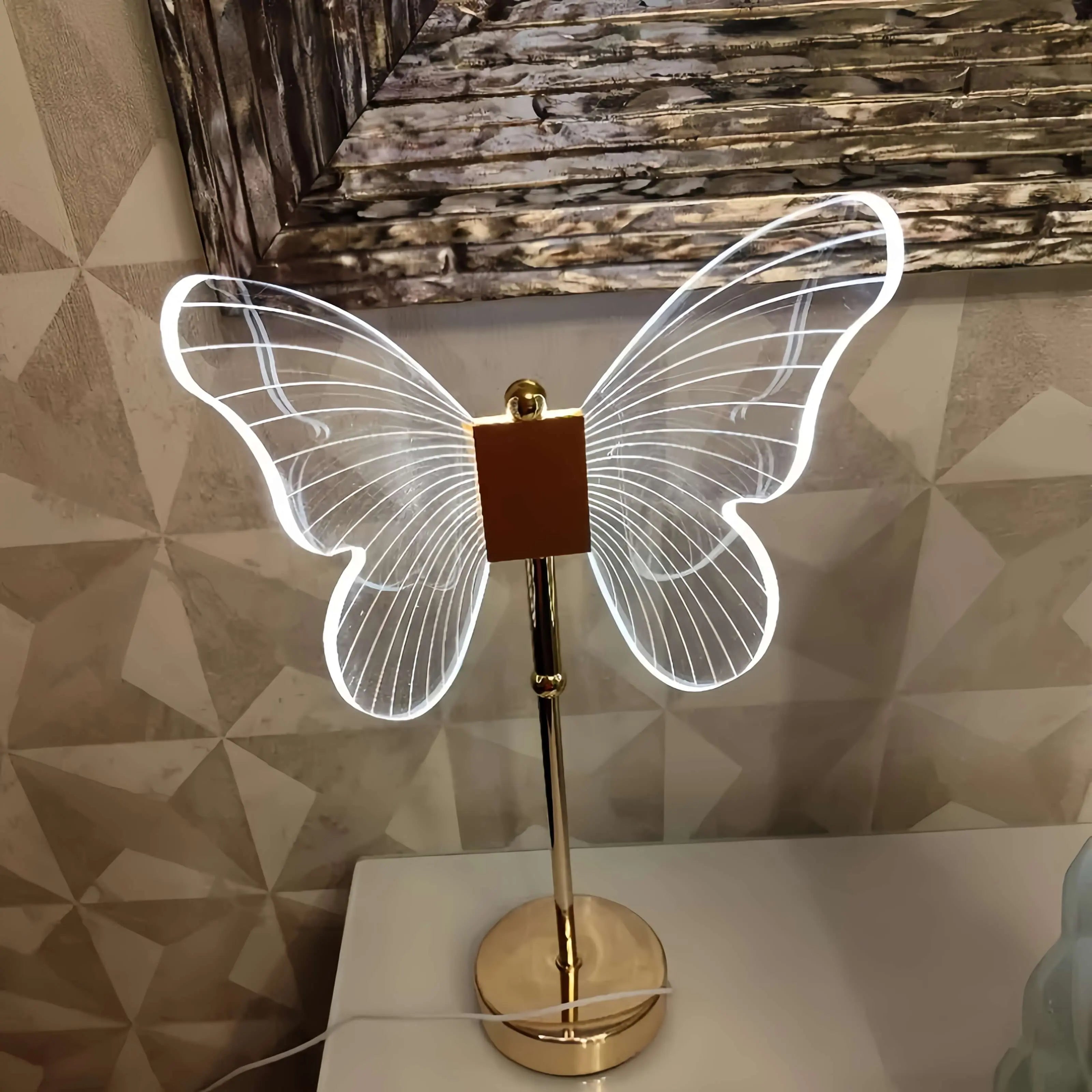 Luminária de Mesa Borboleta Encanto AgoraFacilita