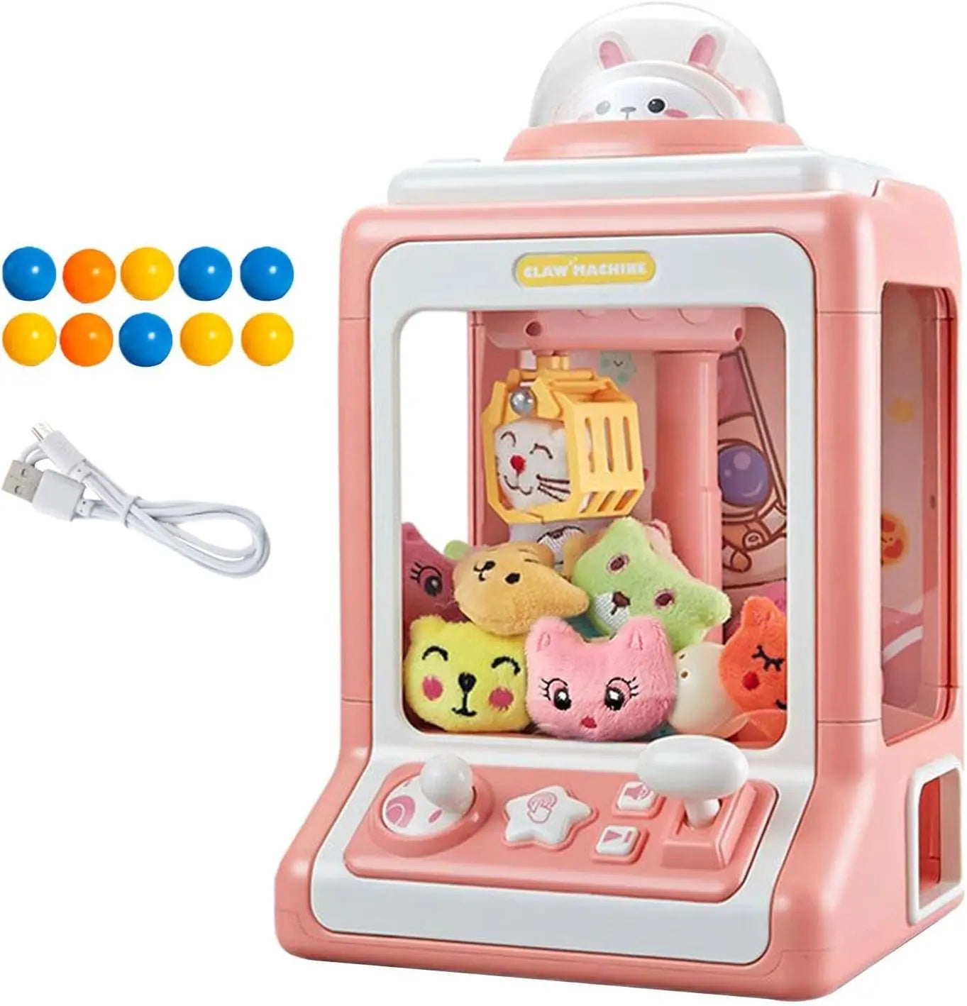 Máquina de Diversão Pega Ursinhos Infantil – Garra com Fichas e Brindes Produtgy