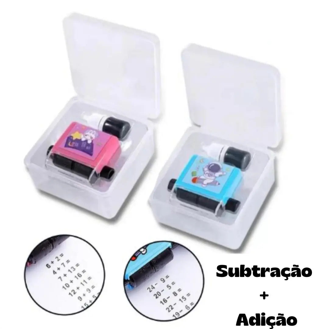 MathRoller - Kit Carimbos Educativos de Operações Matemáticas AgoraFacilita