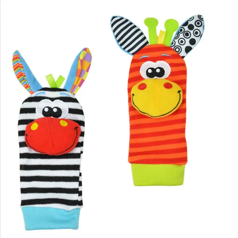 Meias ou Pulseiras Chocalho - Perfeito para Bebês dino brinquedos