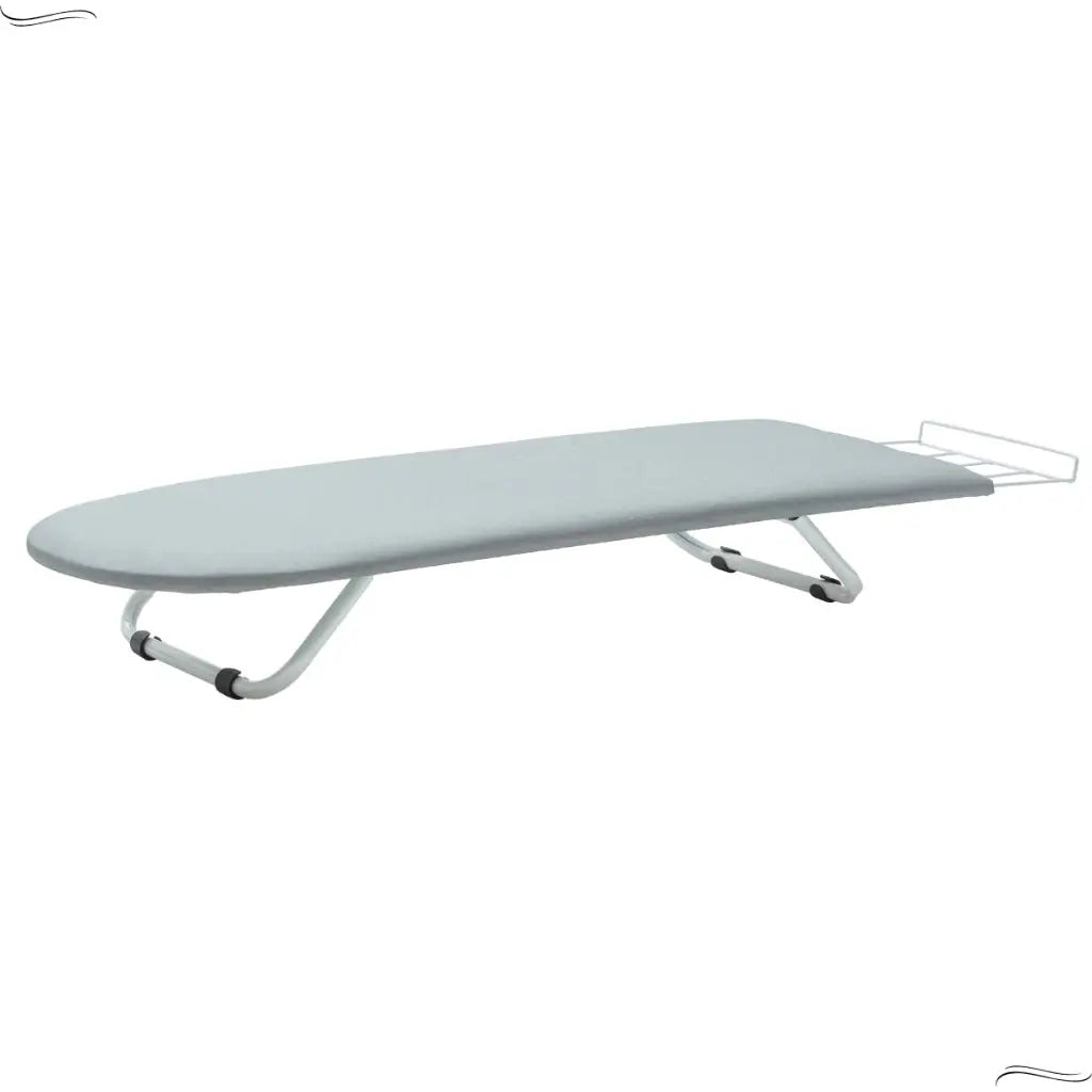 Mesa Tabua de Passar Roupa Portátil Passadeira Pé Dobrável Reforçado Tecido Térmico Cama Mesa Porta Ferro Não Queima AgoraFacilita