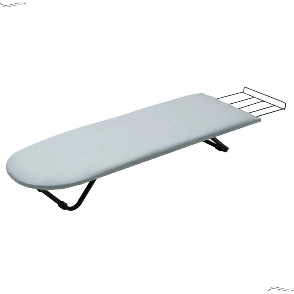 Mesa Tabua de Passar Roupa Portátil Passadeira Pé Dobrável Reforçado Tecido Térmico Cama Mesa Porta Ferro Não Queima AgoraFacilita