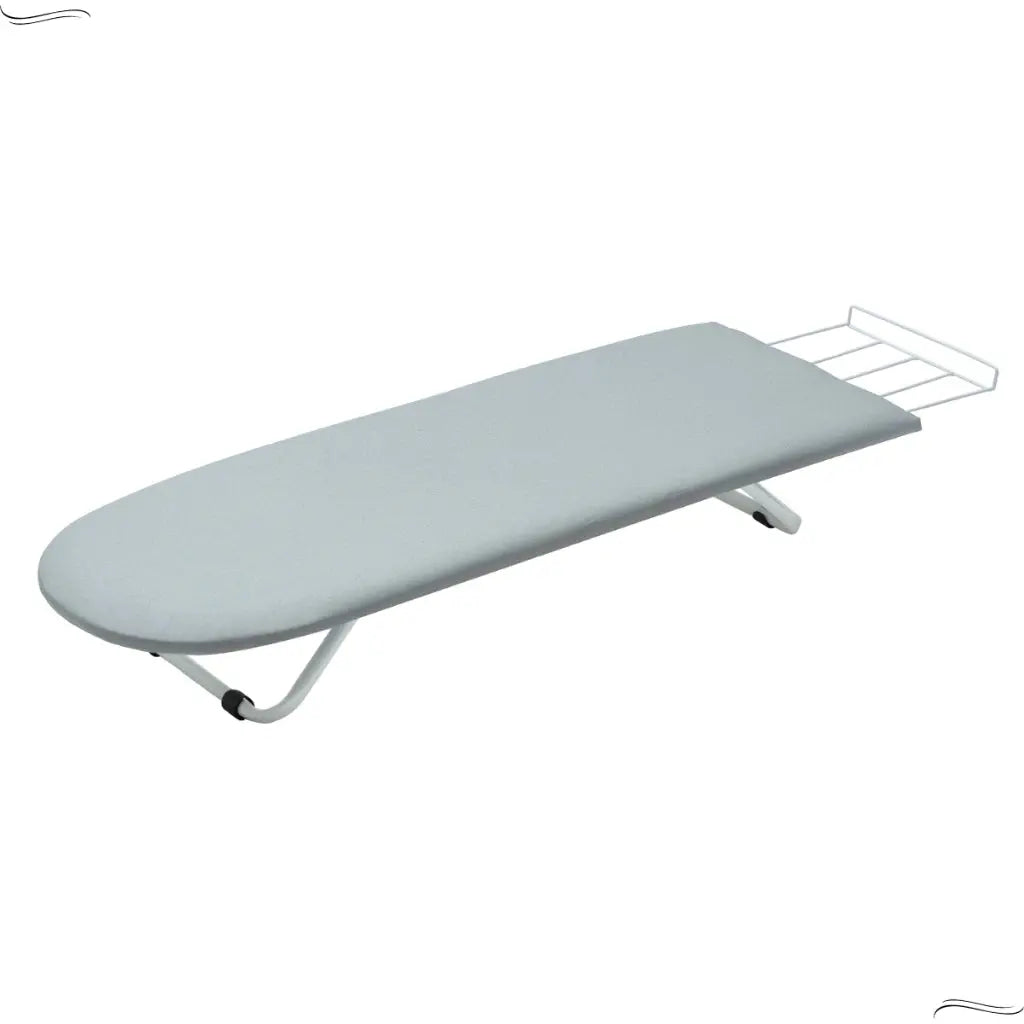 Mesa Tabua de Passar Roupa Portátil Passadeira Pé Dobrável Reforçado Tecido Térmico Cama Mesa Porta Ferro Não Queima AgoraFacilita