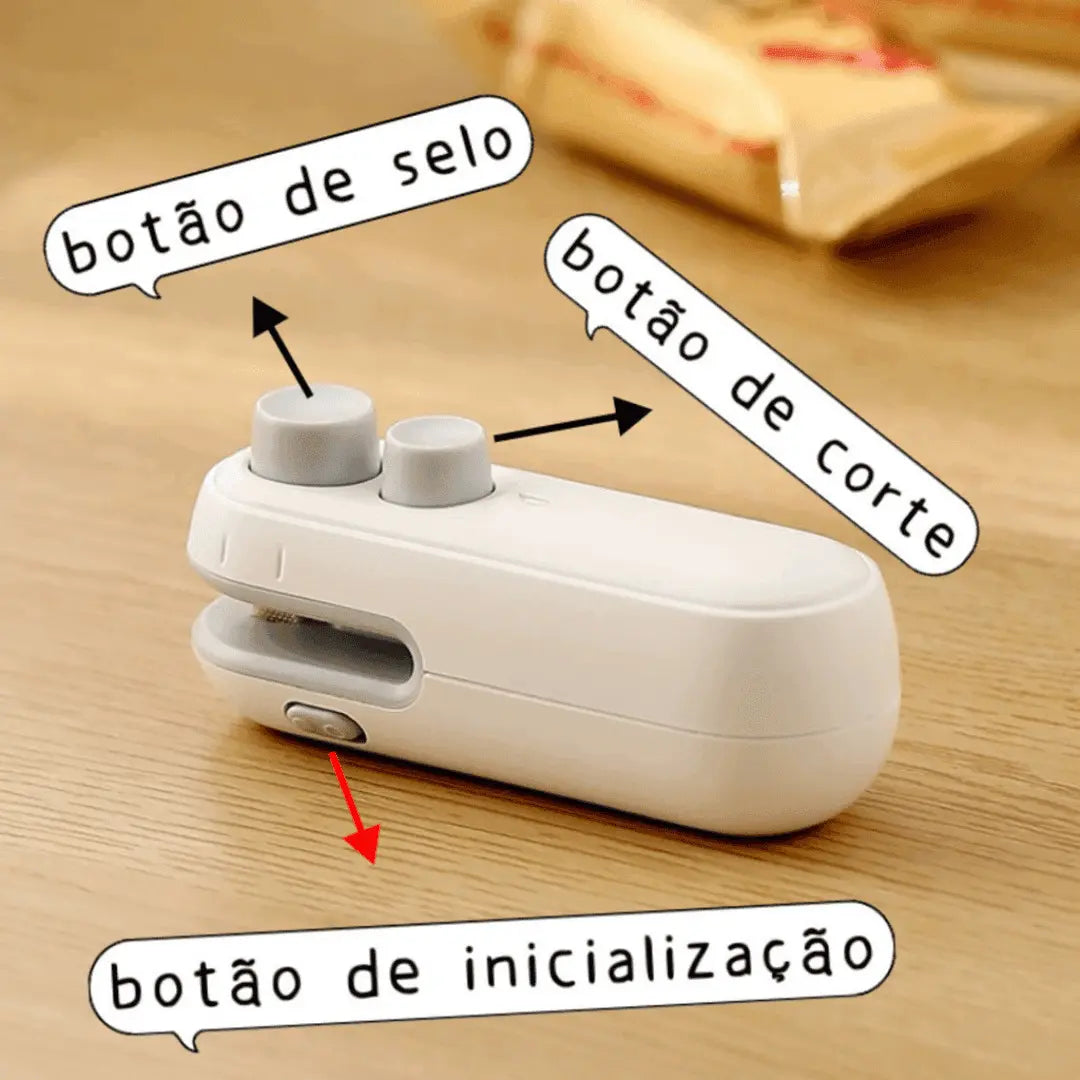 Mini Seladora de Embalagens Portátil USB modern casa