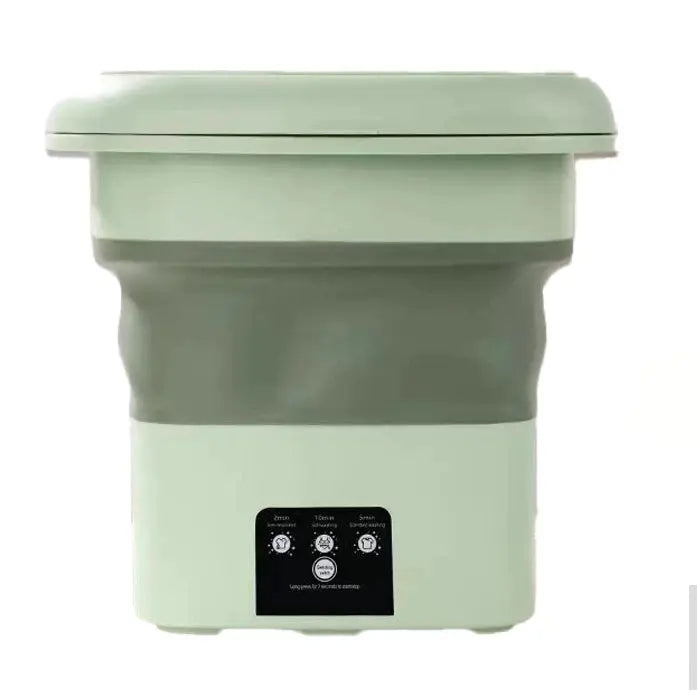 Mini máquina de lavar roupa dobrável portátil moderna automática roupa viagem bivolt TINNY YOU AgoraFacilita