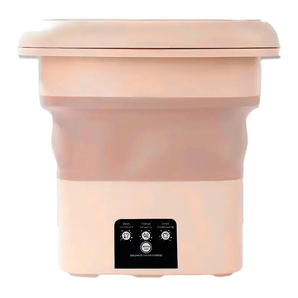 Mini máquina de lavar roupa dobrável portátil moderna automática roupa viagem bivolt TINNY YOU AgoraFacilita