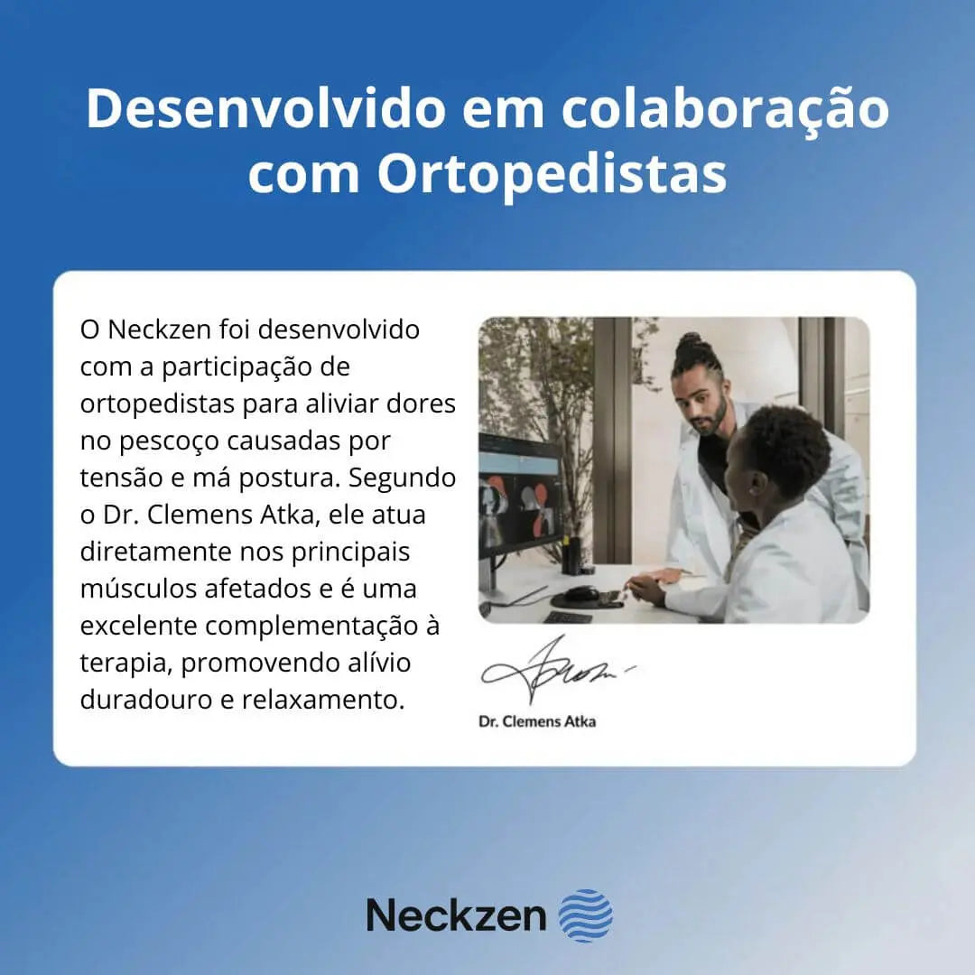 NeckZen - Massageador Cervical 4 em 1 AgoraFacilita