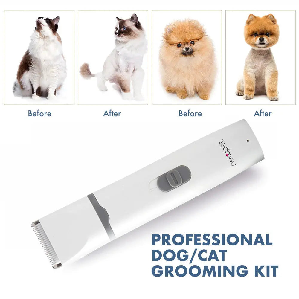 Newpet 4 em 1 Máquina De Tosa Elétrico Profissional Pet Cachorro Gato -Bivolt. AgoraFacilita