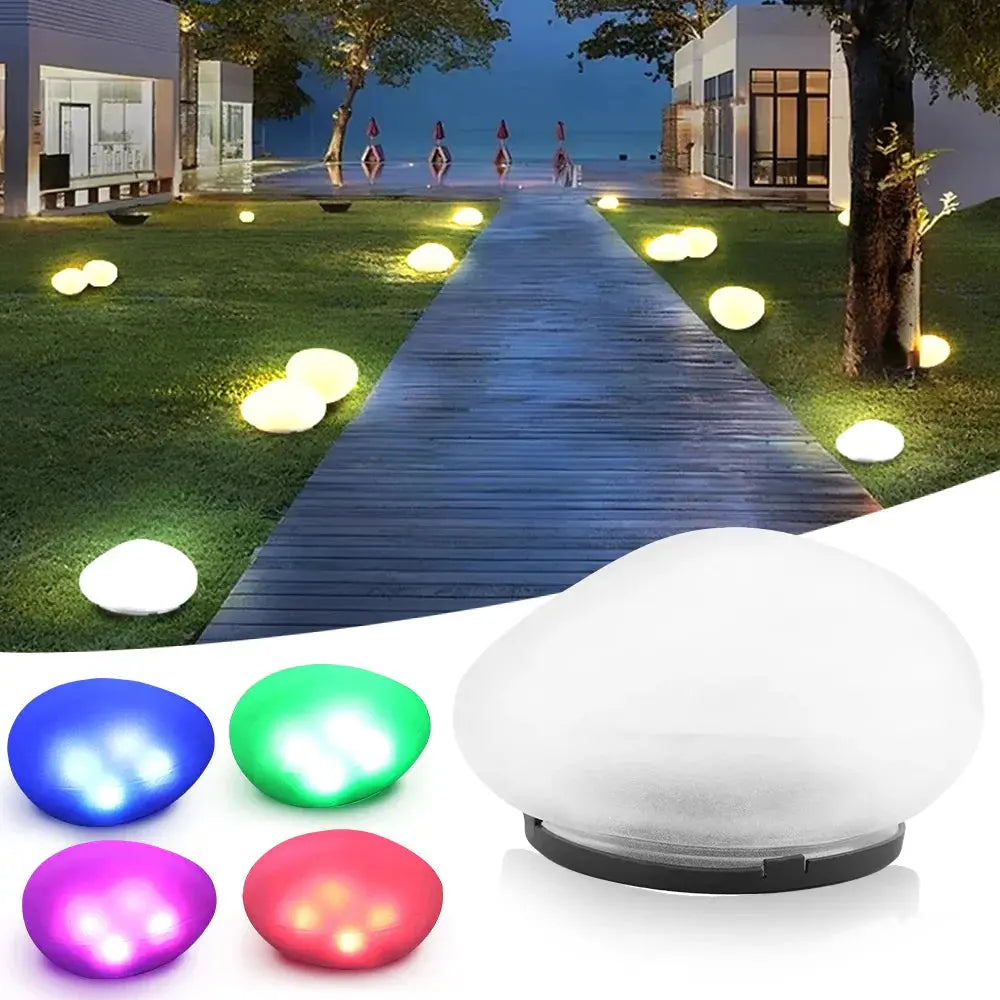 Pedra Iluminada Solar Decorativa magiadacasa