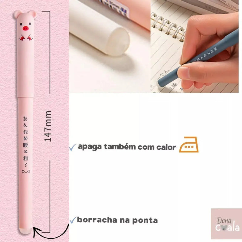 PenMagic - Super Caneta Apagável Kit com 4 AgoraFacilita