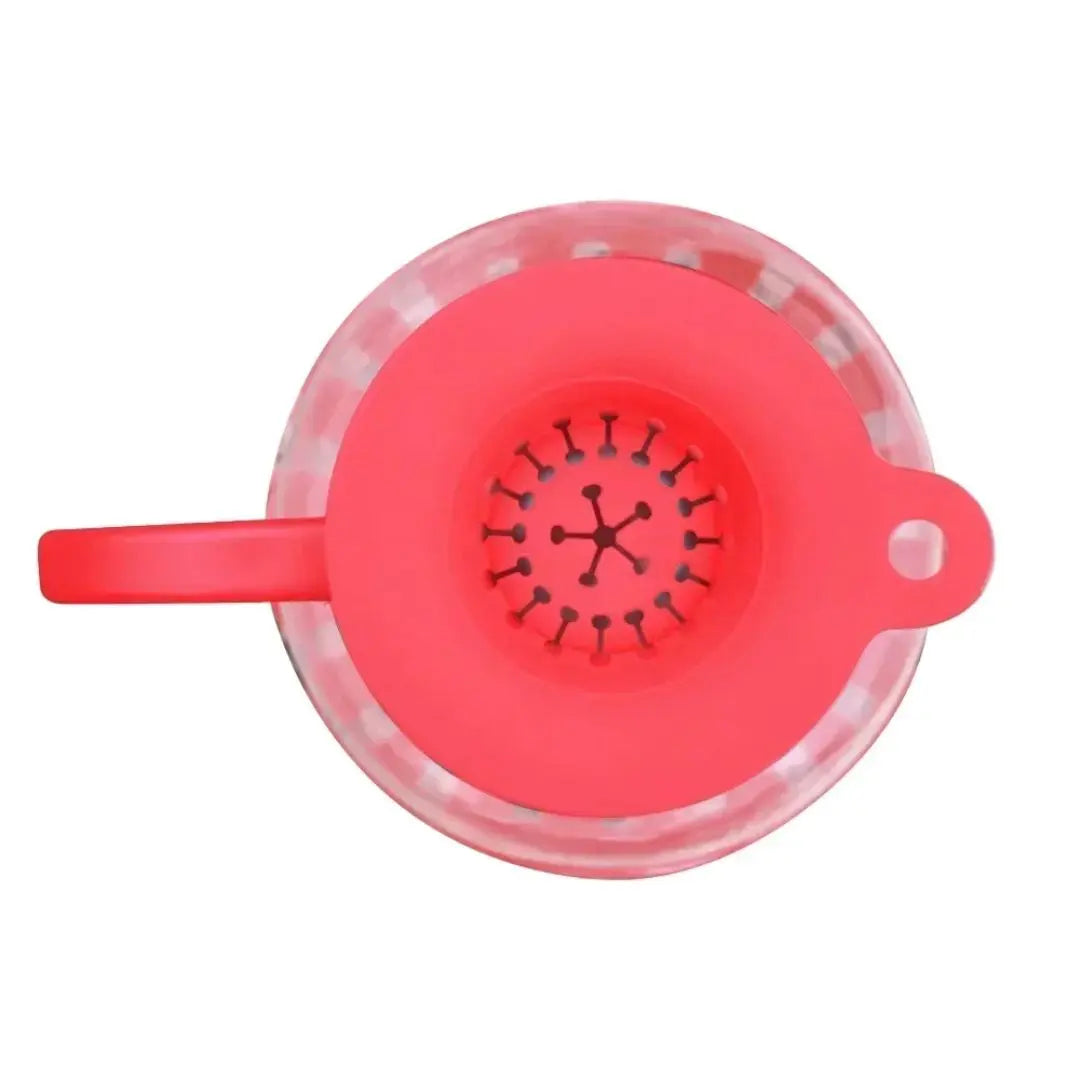 Pipoqueira de Vidro para Micro-ondas com Tampa de Silicone Cozinha com Estilo