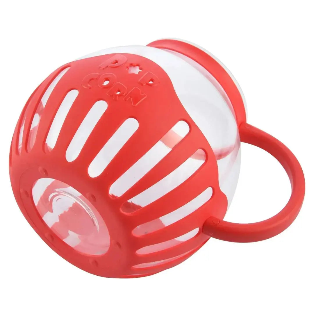 Pipoqueira de Vidro para Micro-ondas com Tampa de Silicone Cozinha com Estilo