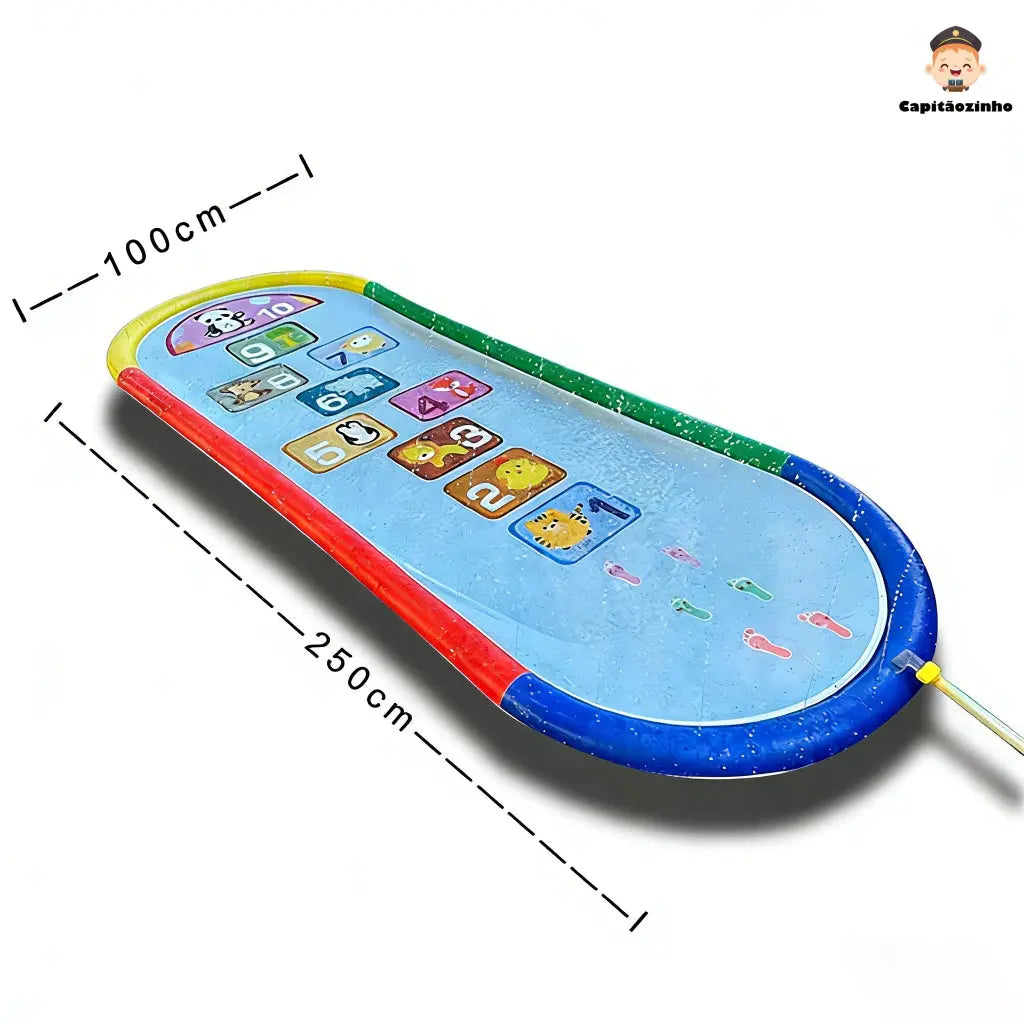 Piscina Com Chafariz Brinquedo Tapete Inflavel Pulverizador AgoraFacilita