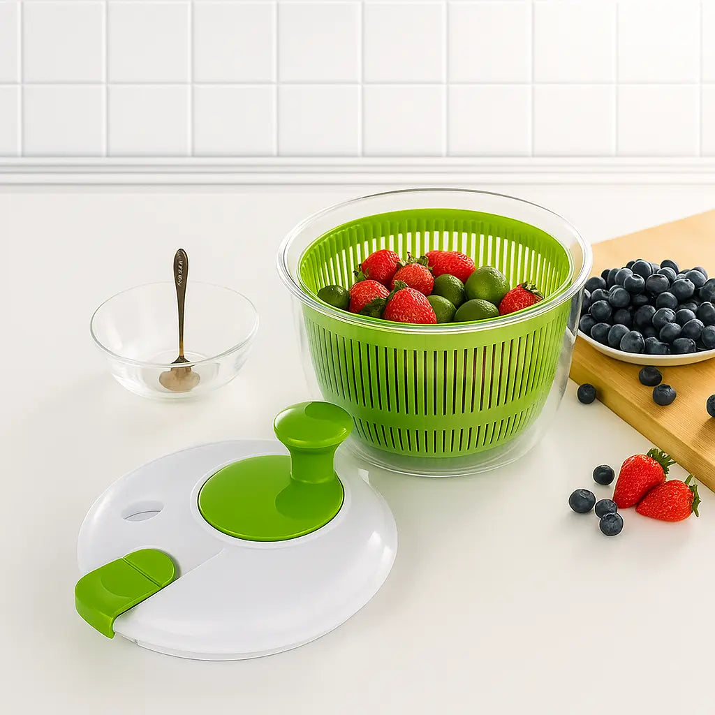 PraticClean - Lavadora e Secadora de Frutas e Hortaliças Manual - Entrega Grátis Tia Malu