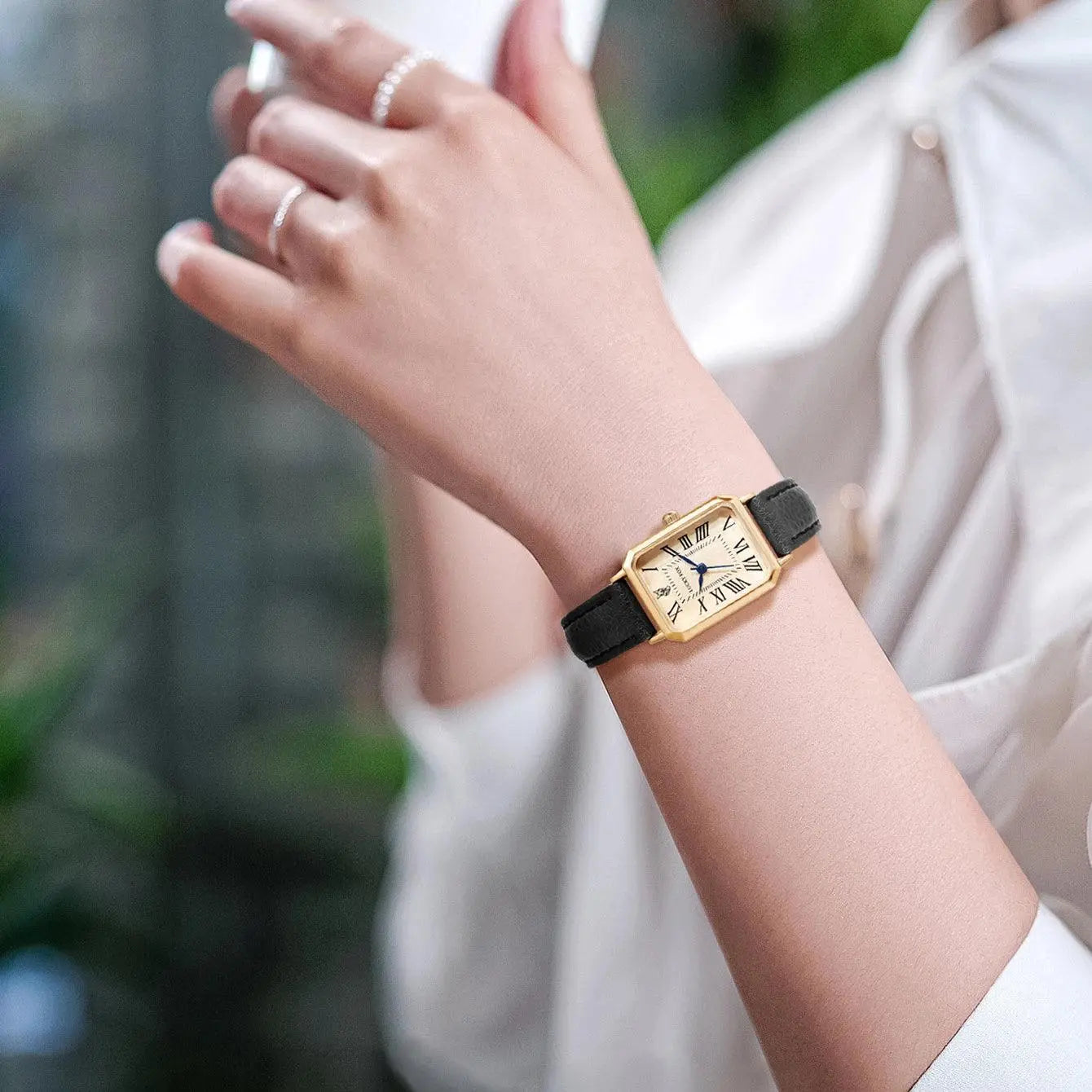 Relógio Feminino Quadrado Akiun Lume Grace