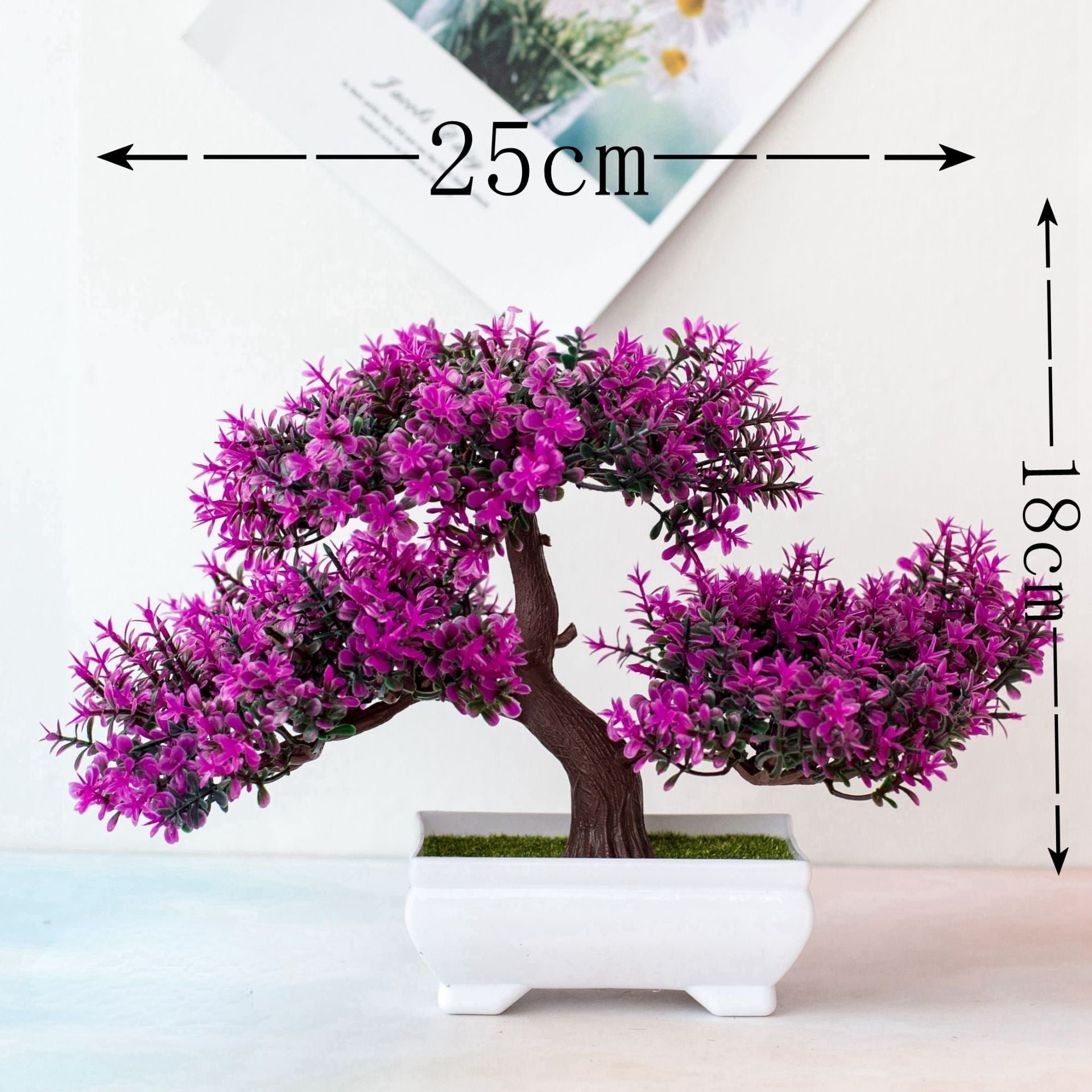 Bonsai Artificial Decorativo - Beleza e Tranquilidade Sem Manutenção