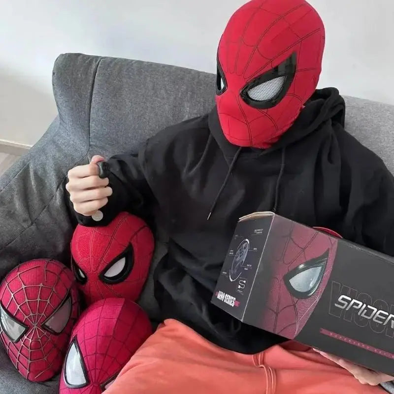 SpiderMask - Máscara Do Homem Aranha Que Pisca Os Olhos AgoraFacilita