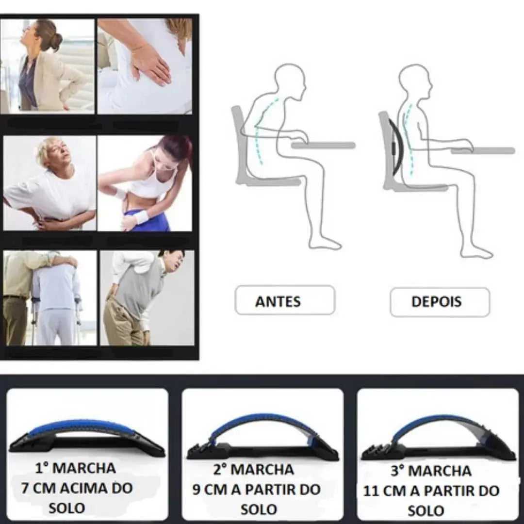 SpineLigth - Maca Ortopédica de Alinhamento Lombar AgoraFacilita