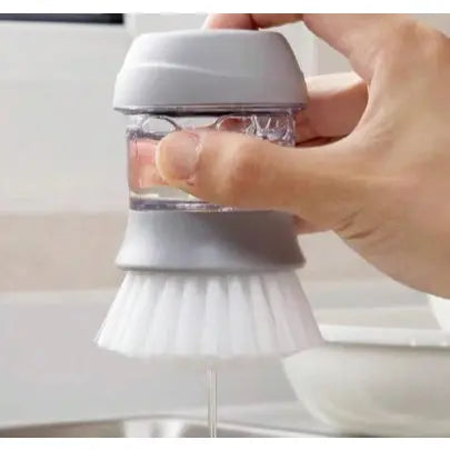 SuperClean - Escova Lava Louça Dispenser Dosador De Detergente - Entrega Grátis Tia Malu