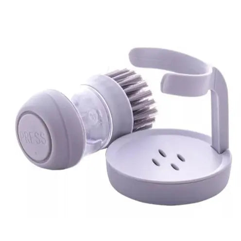 SuperClean - Escova Lava Louça Dispenser Dosador De Detergente - Entrega Grátis Tia Malu