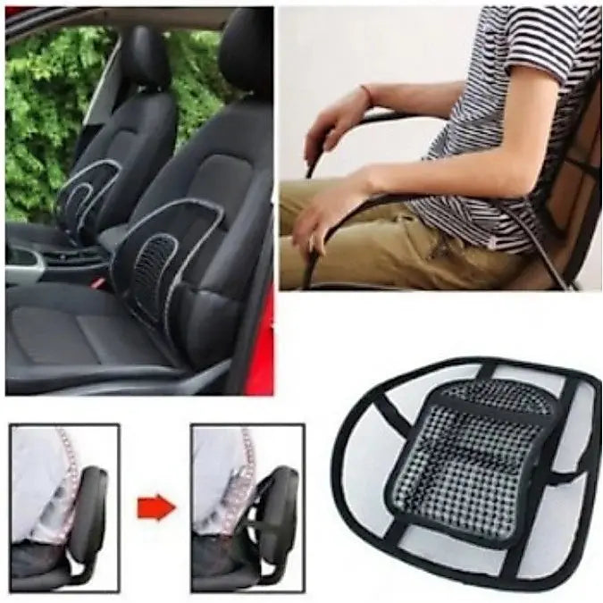 Suporte Apoio Lombar Encosto Ergonômico Cadeira Banco Carro BAZAR GOLDEN AgoraFacilita