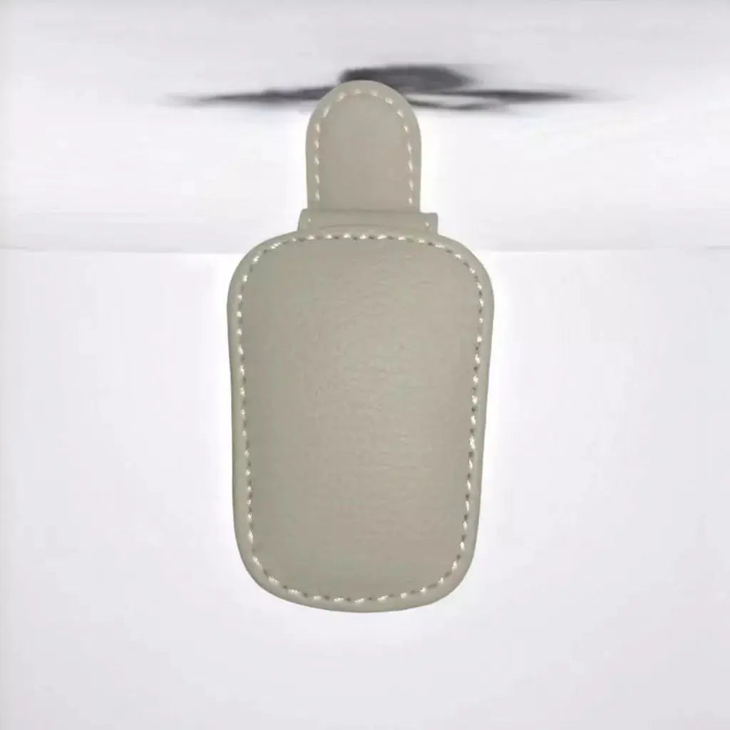 Suporte Premium para Óculos de Sol Carro: Clip Cartão, Porta-Bilhete Seguro e Estojo Caneta AgoraFacilita