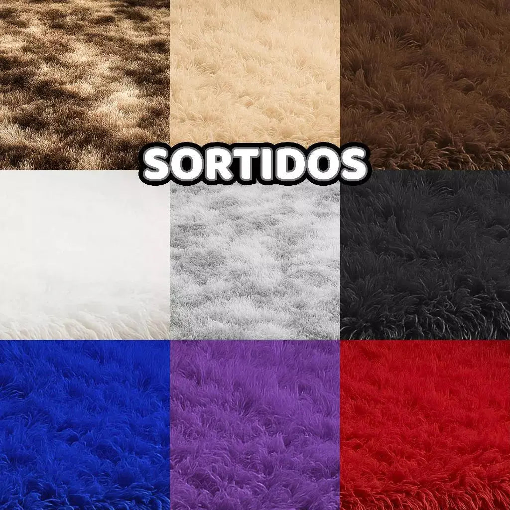 Tapete Felpudo Sala 3,00 x 2,00 Super Luxo AgoraFacilita