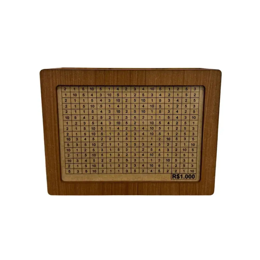 WoodBox Decorativo - Guarde dinheiro usando o método japonês AgoraFacilita