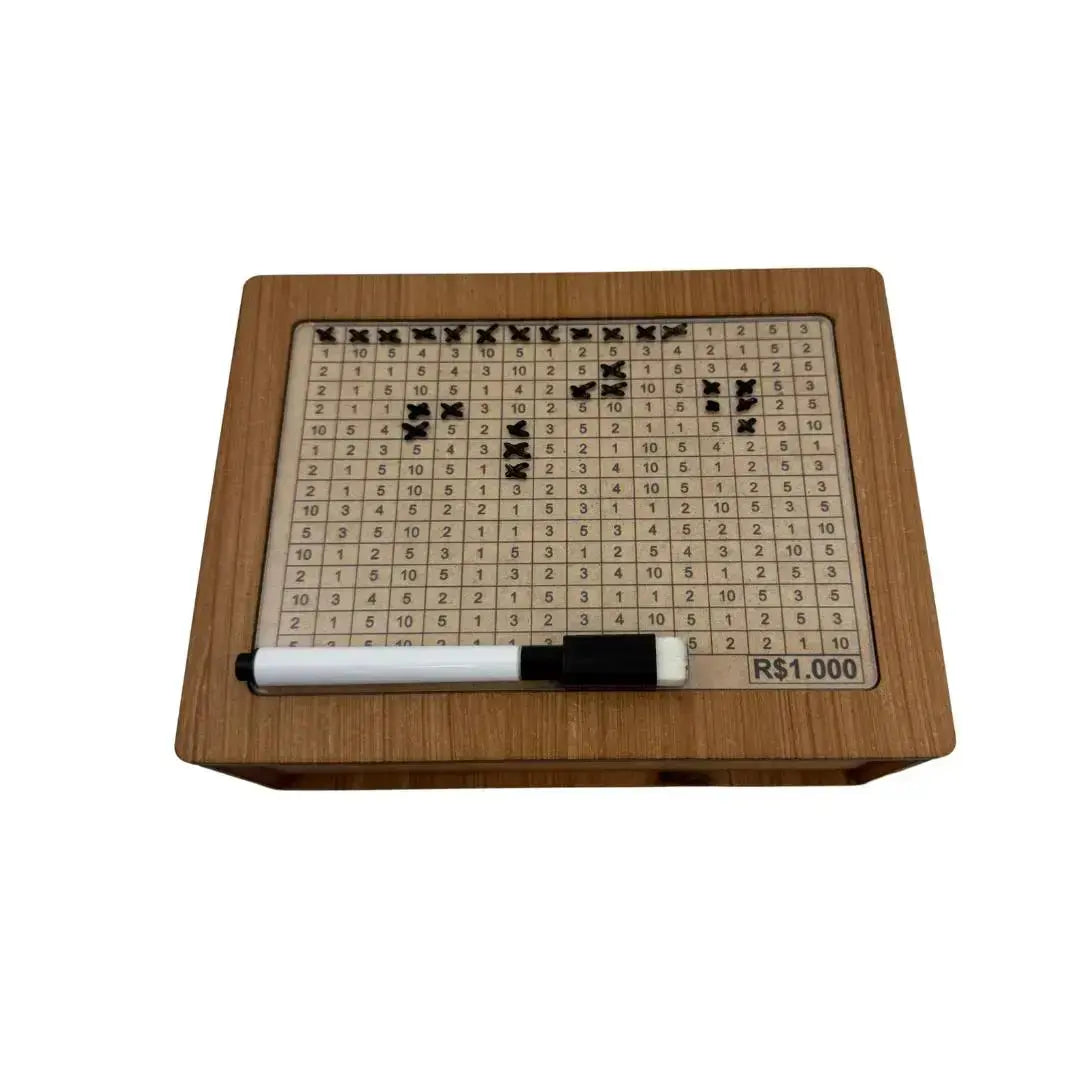 WoodBox Decorativo - Guarde dinheiro usando o método japonês AgoraFacilita